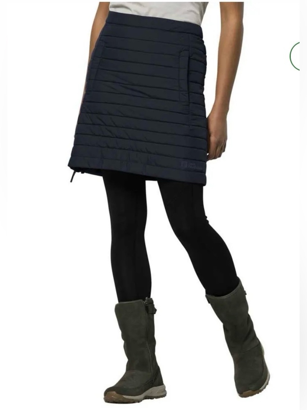 Jack Wolfskin Icequard Quilted Insulated Windproof Water Repellent Mini Skirt - Picture 2 of 16